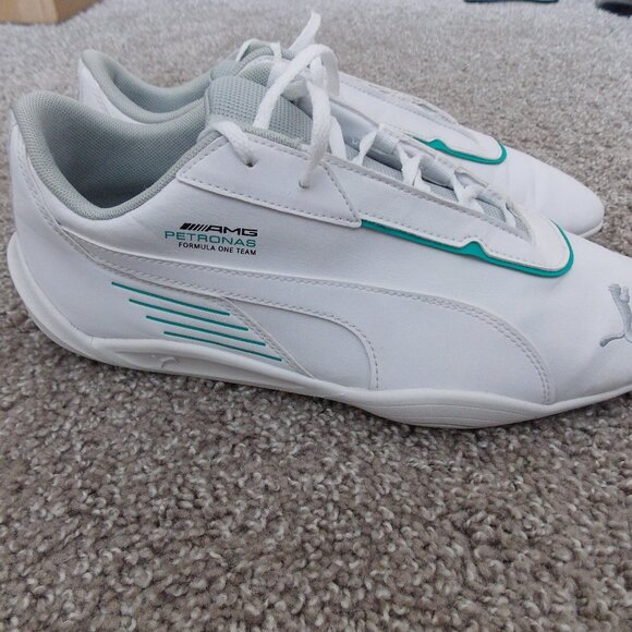 PUMA Mercedes-AMG Petronas F1 x R-Cat Machina White Teal...